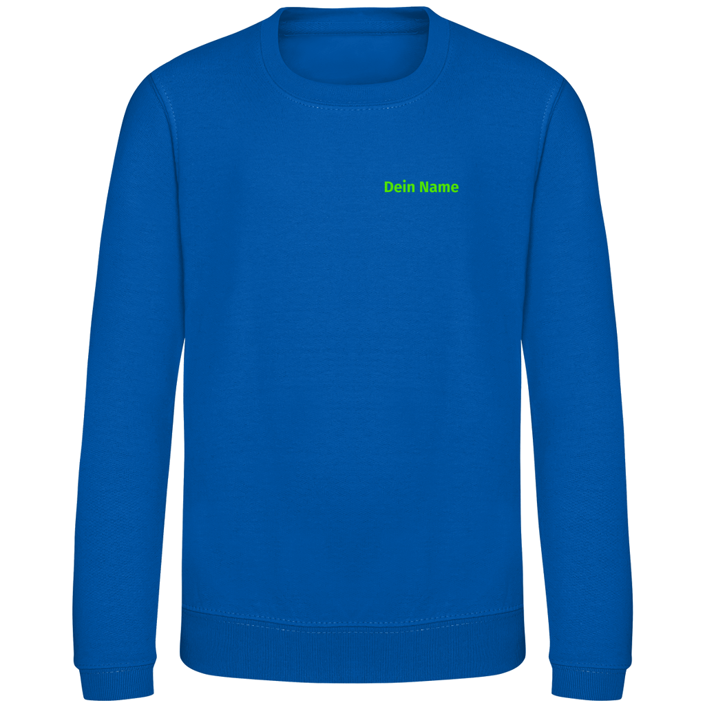 Kinder Sweatshirt - Freiwillige Feuerwehr Grün [Personalisierbar]