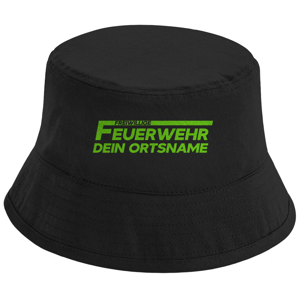 Bucket Hat - Freiwillige Feuerwehr Grün [Personalisierbar]