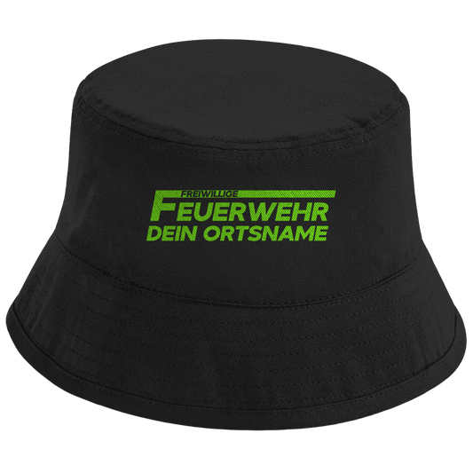Bucket Hat - Freiwillige Feuerwehr Grün [Personalisierbar]