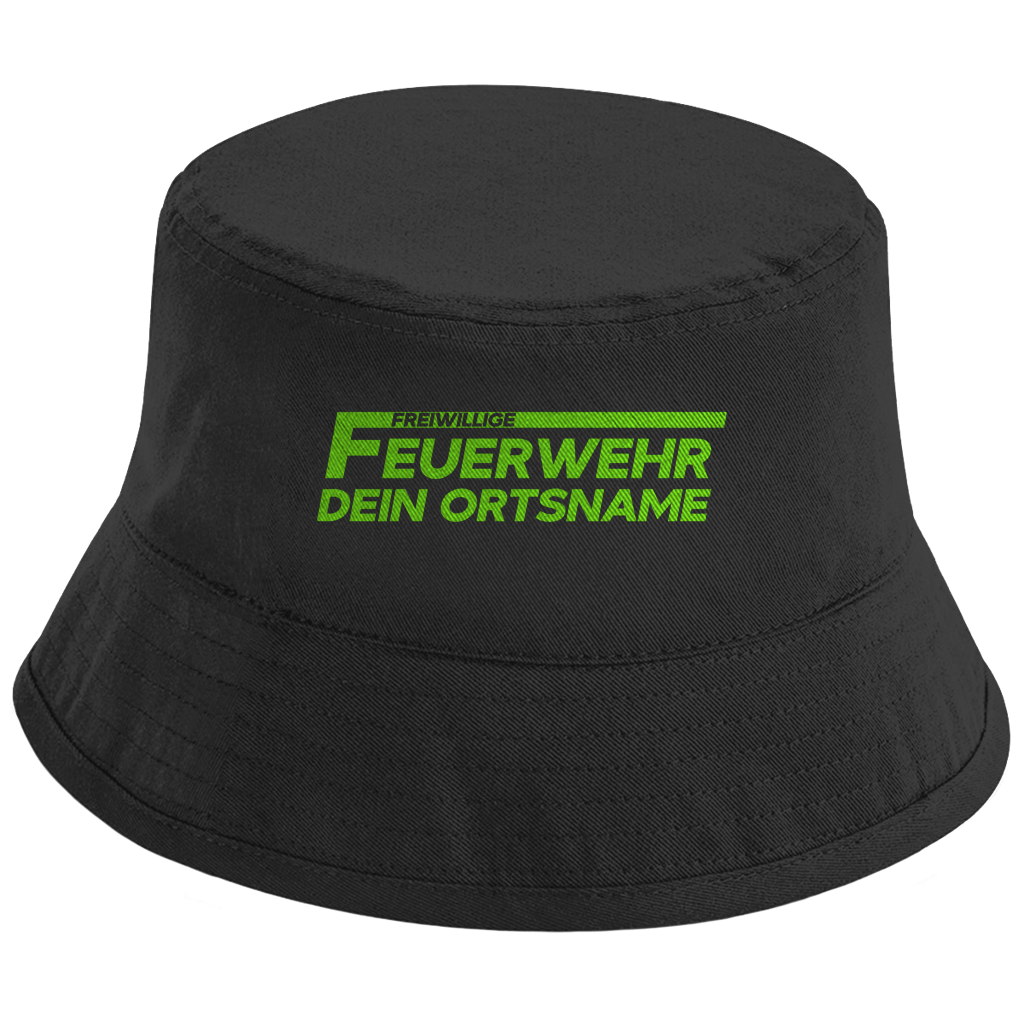 Bucket Hat - Freiwillige Feuerwehr Grün [Personalisierbar]