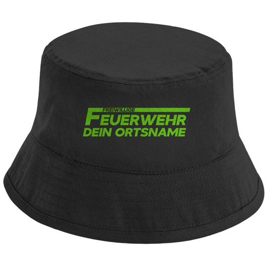 Bucket Hat - Freiwillige Feuerwehr Grün [Personalisierbar]