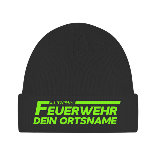 Beanie - Freiwillige Feuerwehr Grün [Personalisierbar]