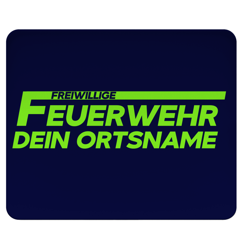 Mousepad - Freiwillige Feuerwehr Grün [Personalisierbar]