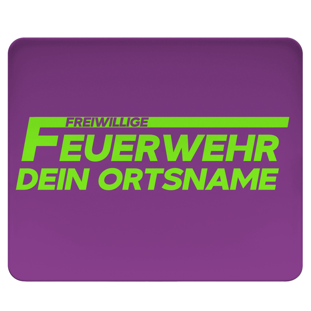 Mousepad - Freiwillige Feuerwehr Grün [Personalisierbar]