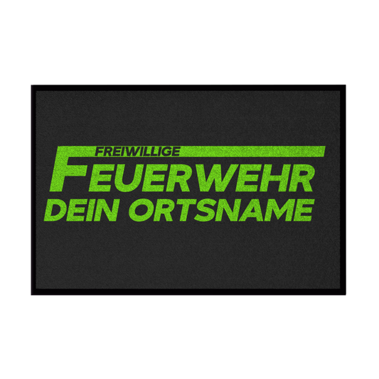 Fußmatte - Freiwillige Feuerwehr Grün [Personalisierbar]
