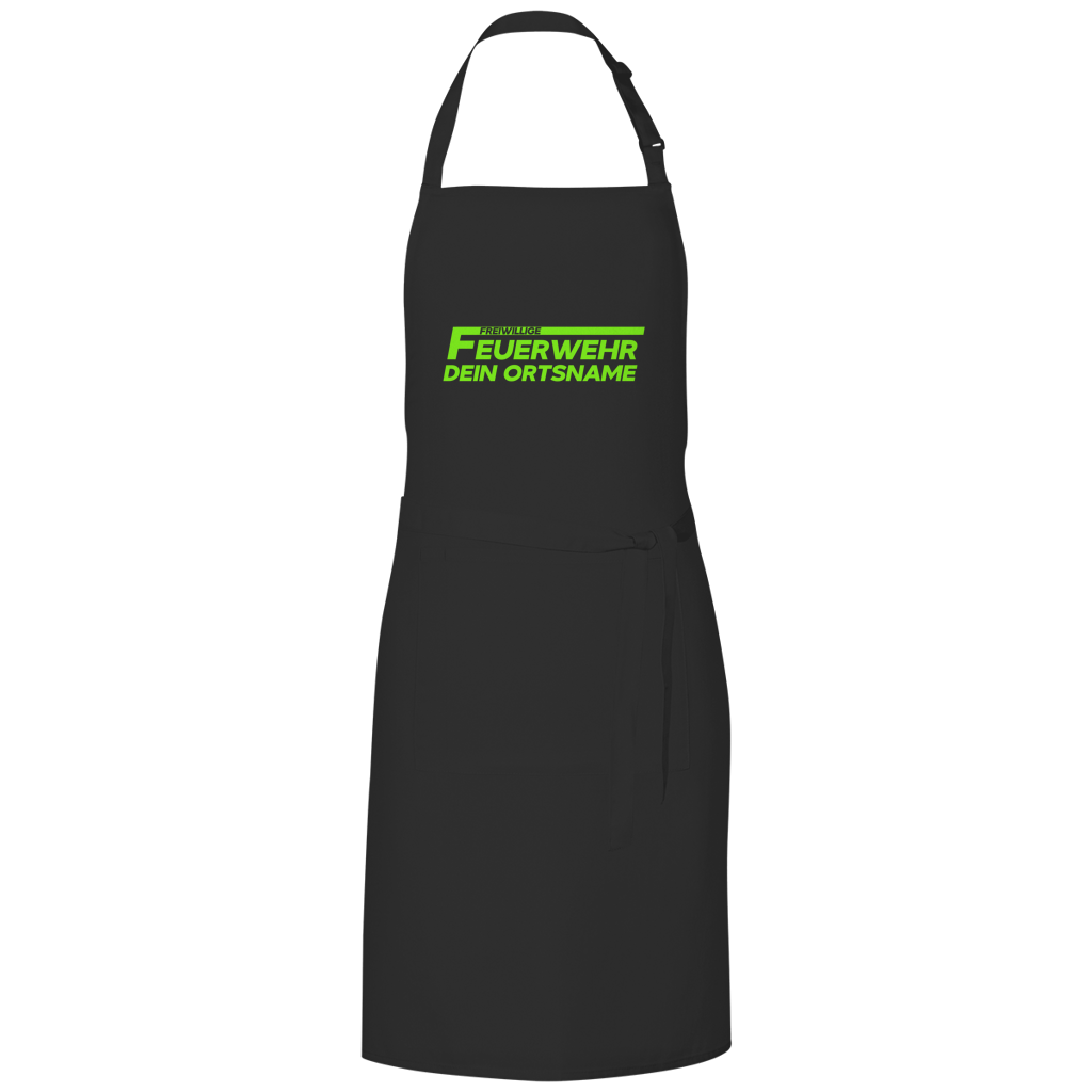 Grillschürze - Freiwillige Feuerwehr Grün [Personalisierbar]