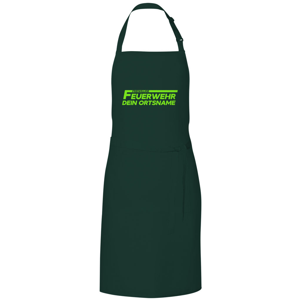 Grillschürze - Freiwillige Feuerwehr Grün [Personalisierbar]