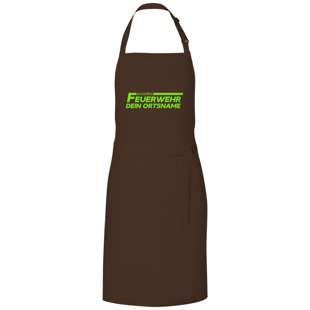 Grillschürze - Freiwillige Feuerwehr Grün [Personalisierbar]