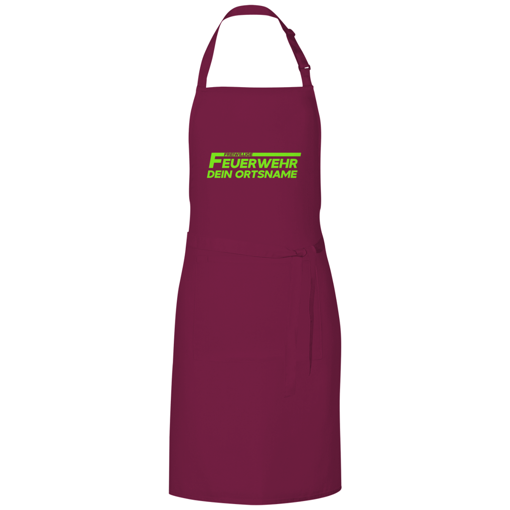 Grillschürze - Freiwillige Feuerwehr Grün [Personalisierbar]