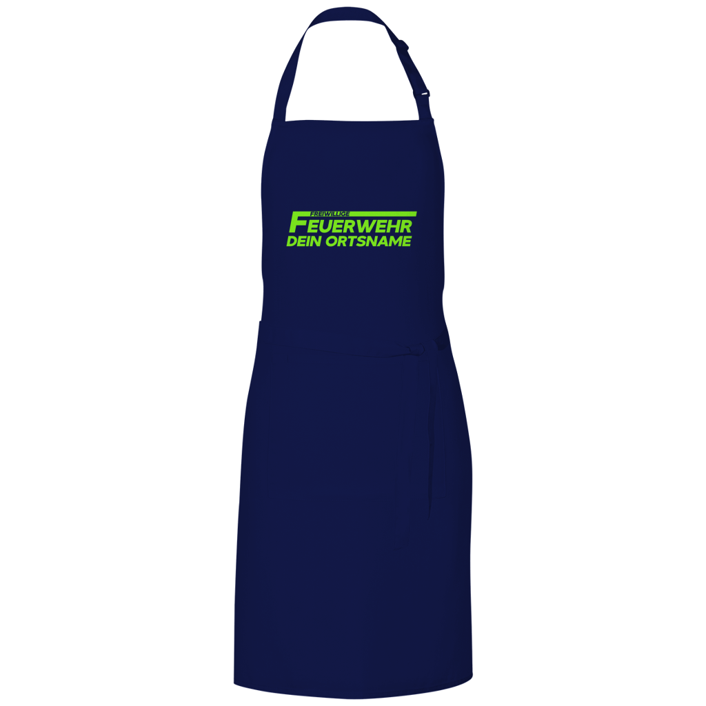 Grillschürze - Freiwillige Feuerwehr Grün [Personalisierbar]
