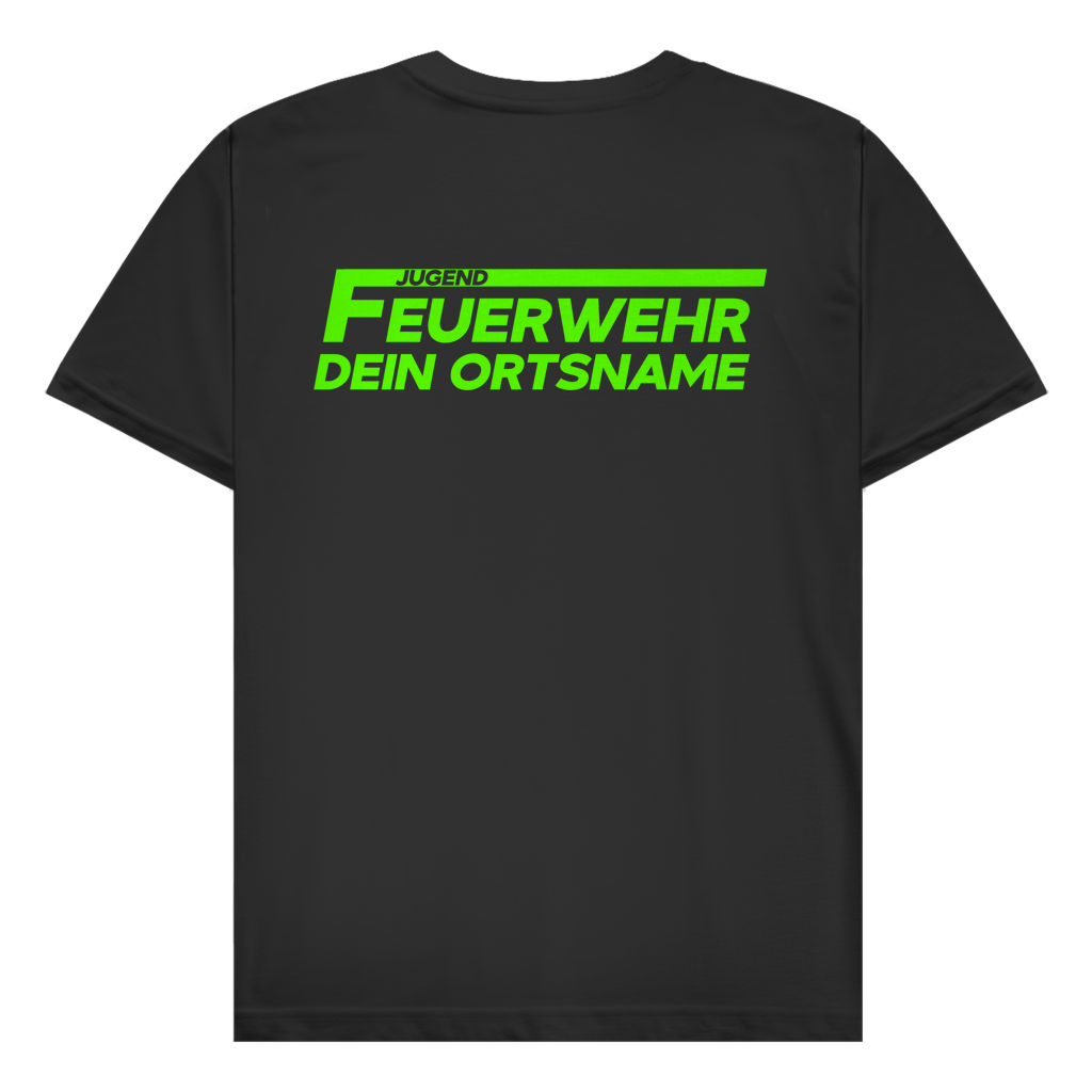 Herren T-Shirt - Jugendfeuerwehr Grün [Personalisierbar]