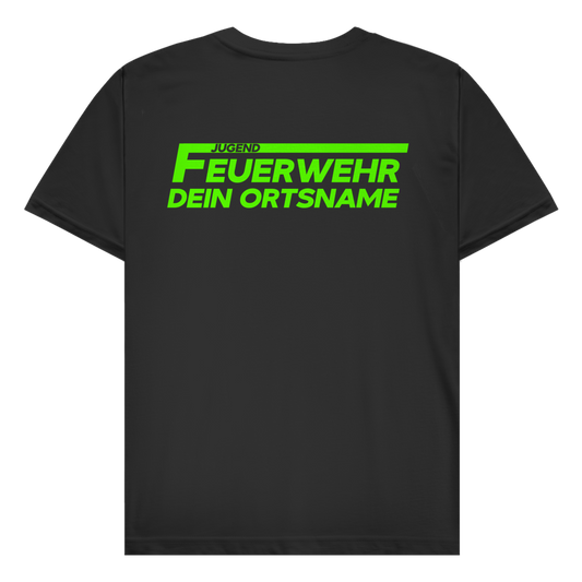 Herren T-Shirt - Jugendfeuerwehr Grün [Personalisierbar]