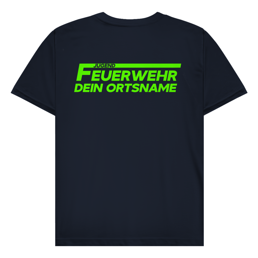 Herren T-Shirt - Jugendfeuerwehr Grün [Personalisierbar]