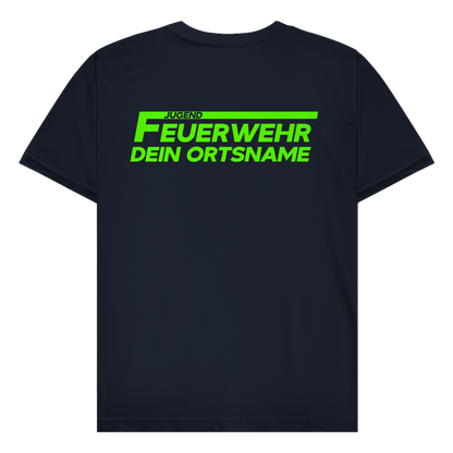 Herren T-Shirt - Jugendfeuerwehr Grün [Personalisierbar]