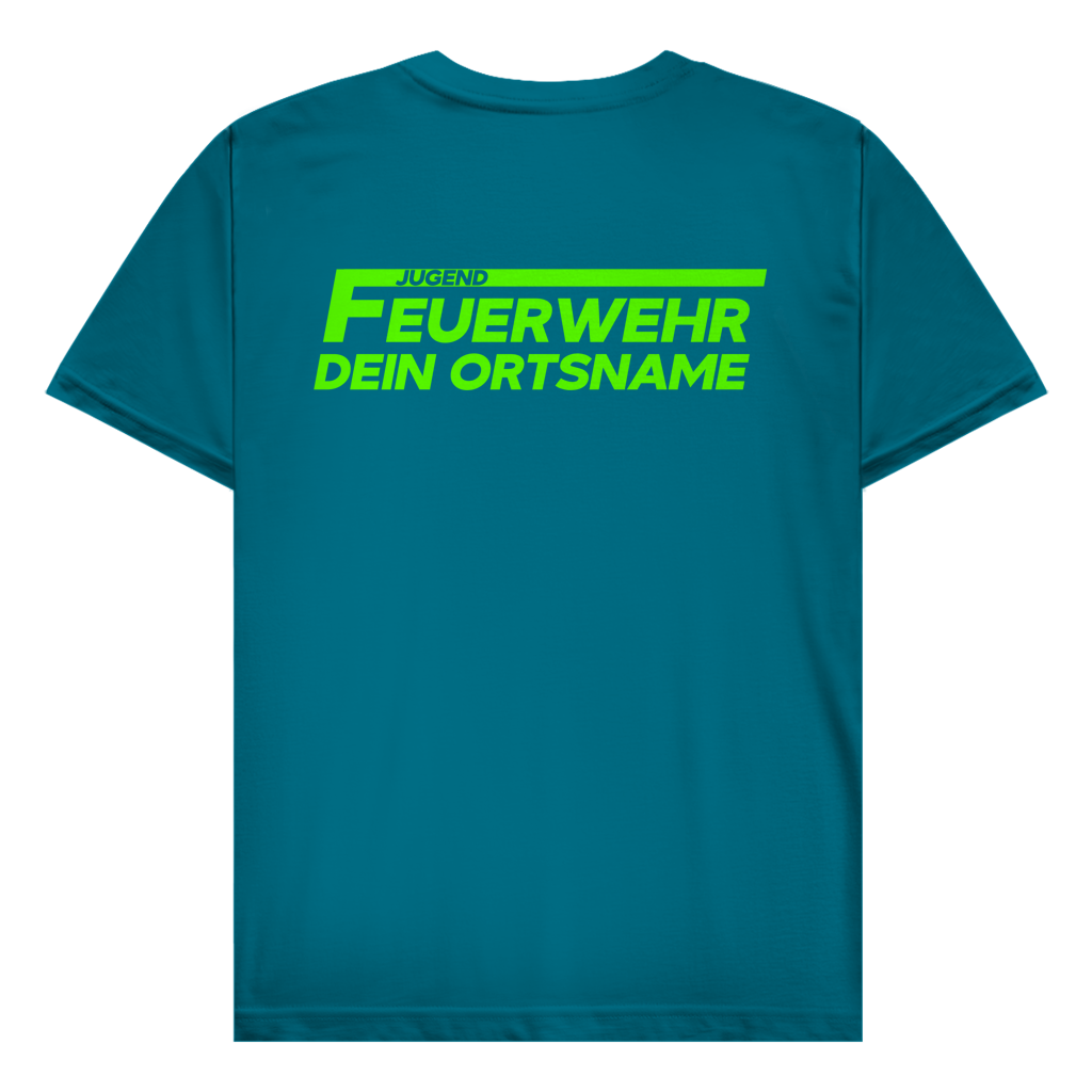 Herren T-Shirt - Jugendfeuerwehr Grün [Personalisierbar]