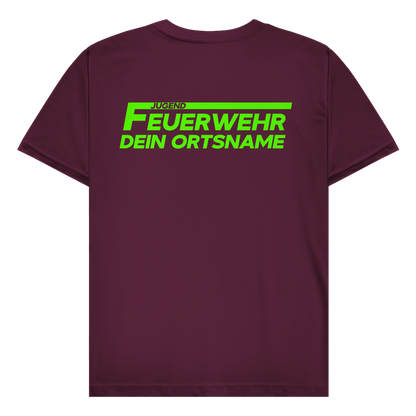 Herren T-Shirt - Jugendfeuerwehr Grün [Personalisierbar]