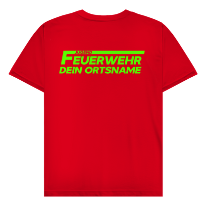 Herren T-Shirt - Jugendfeuerwehr Grün [Personalisierbar]