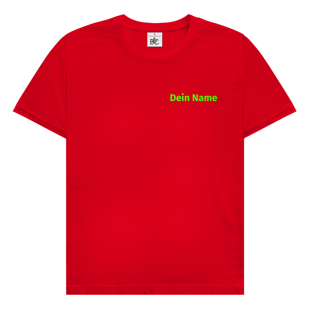 Herren T-Shirt - Jugendfeuerwehr Grün [Personalisierbar]