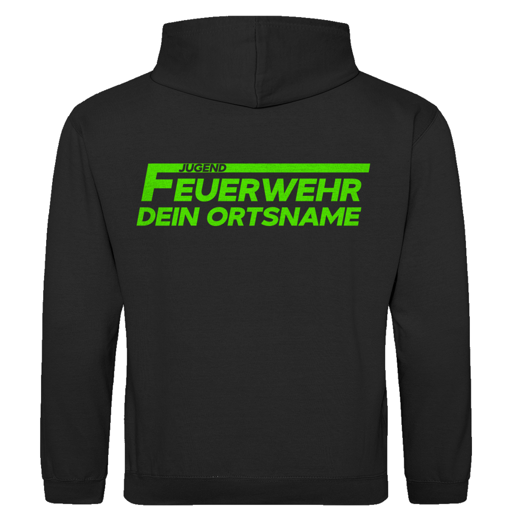 Herren Hoodie - Jugendfeuerwehr Grün [Personalisierbar]