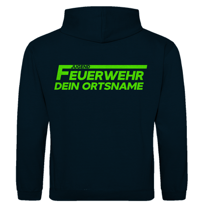 Herren Hoodie - Jugendfeuerwehr Grün [Personalisierbar]