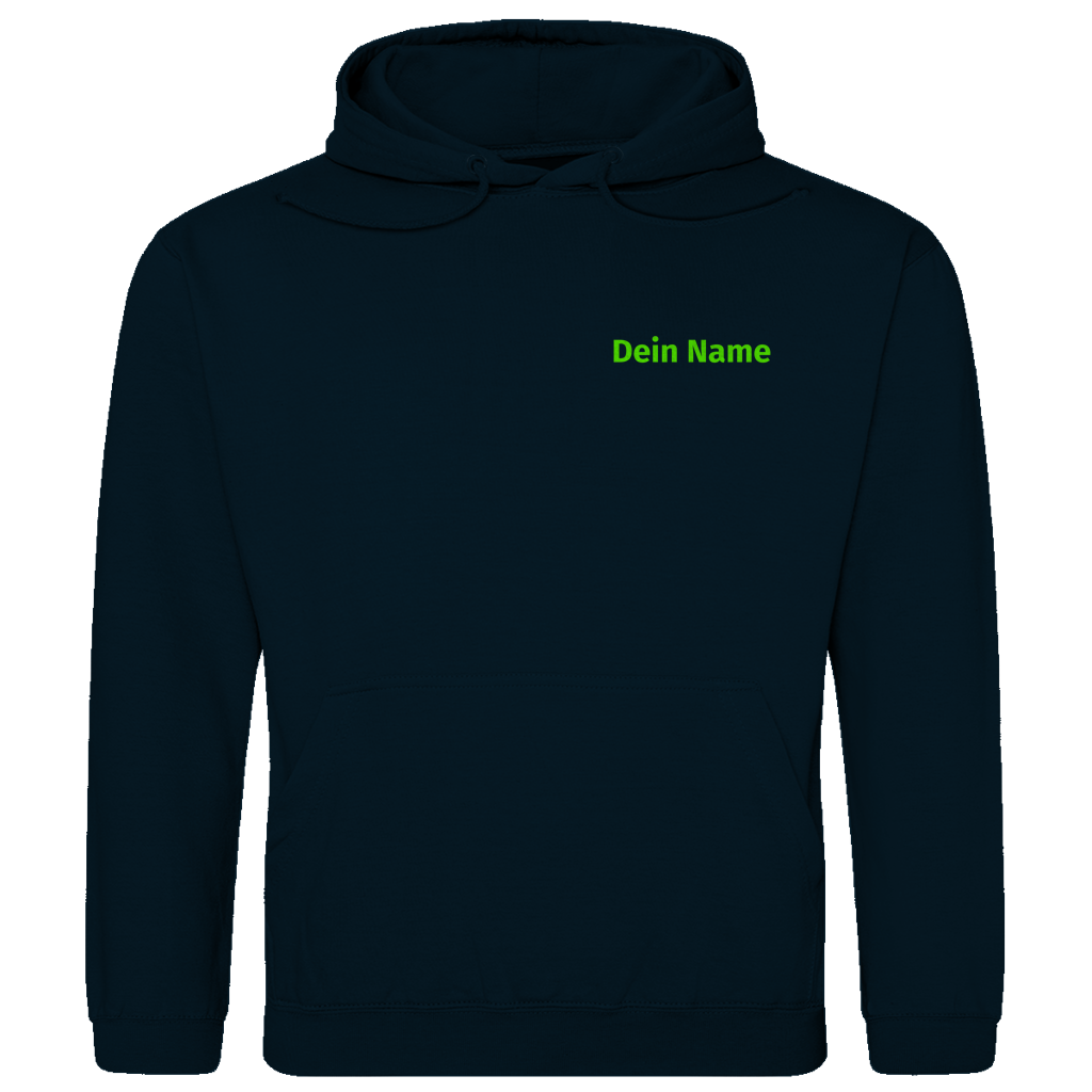Herren Hoodie - Jugendfeuerwehr Grün [Personalisierbar]