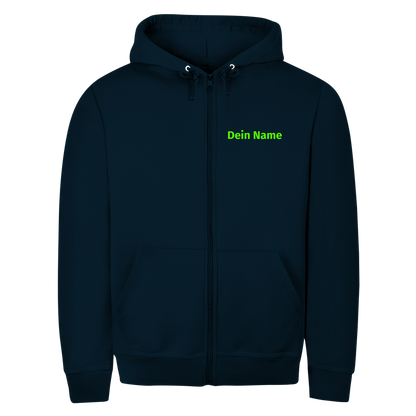 Unisex Zipper Hoodie - Jugendfeuerwehr Grün [Personalisierbar]
