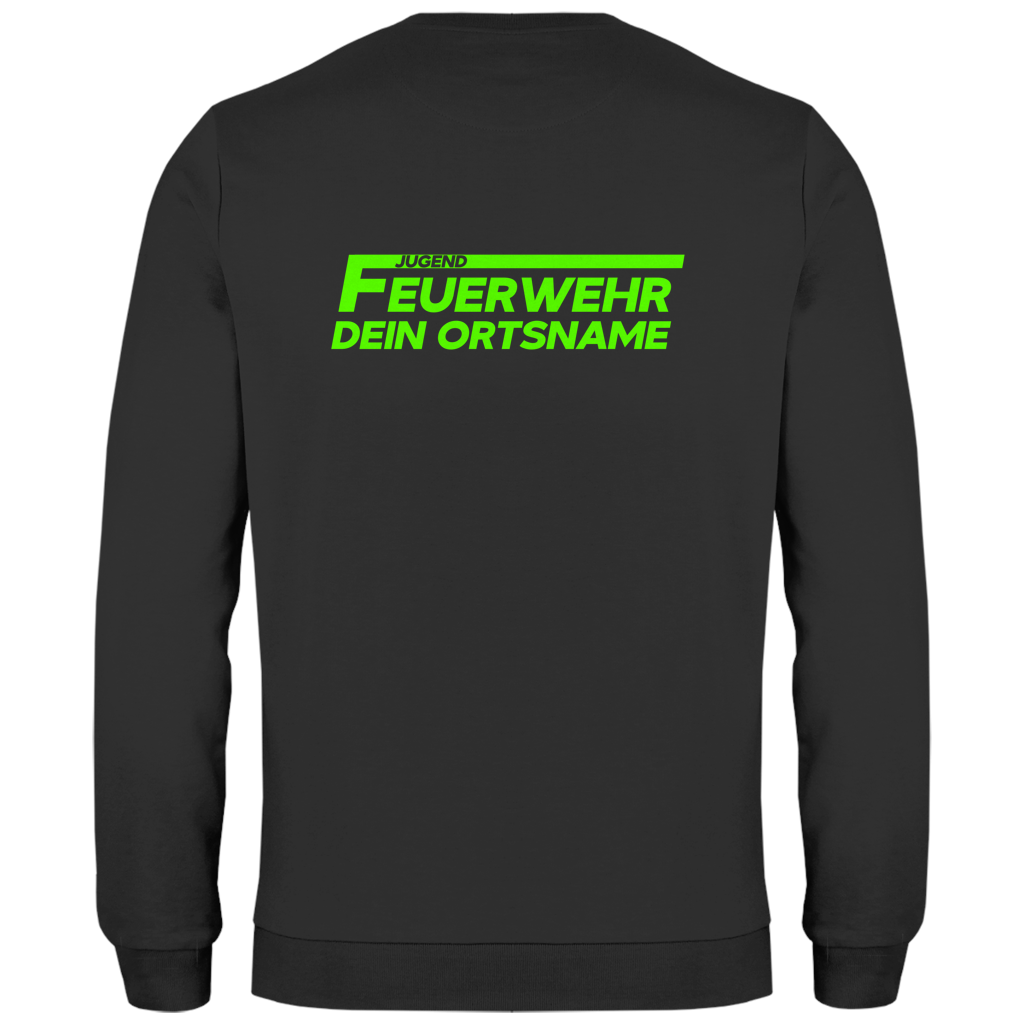 Herren Sweatshirt - Jugendfeuerwehr Grün [Personalisierbar]