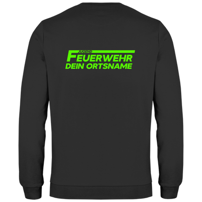 Herren Sweatshirt - Jugendfeuerwehr Grün [Personalisierbar]