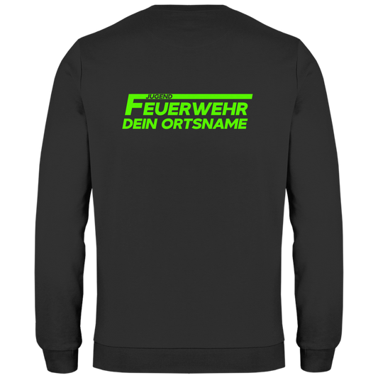 Herren Sweatshirt - Jugendfeuerwehr Grün [Personalisierbar]