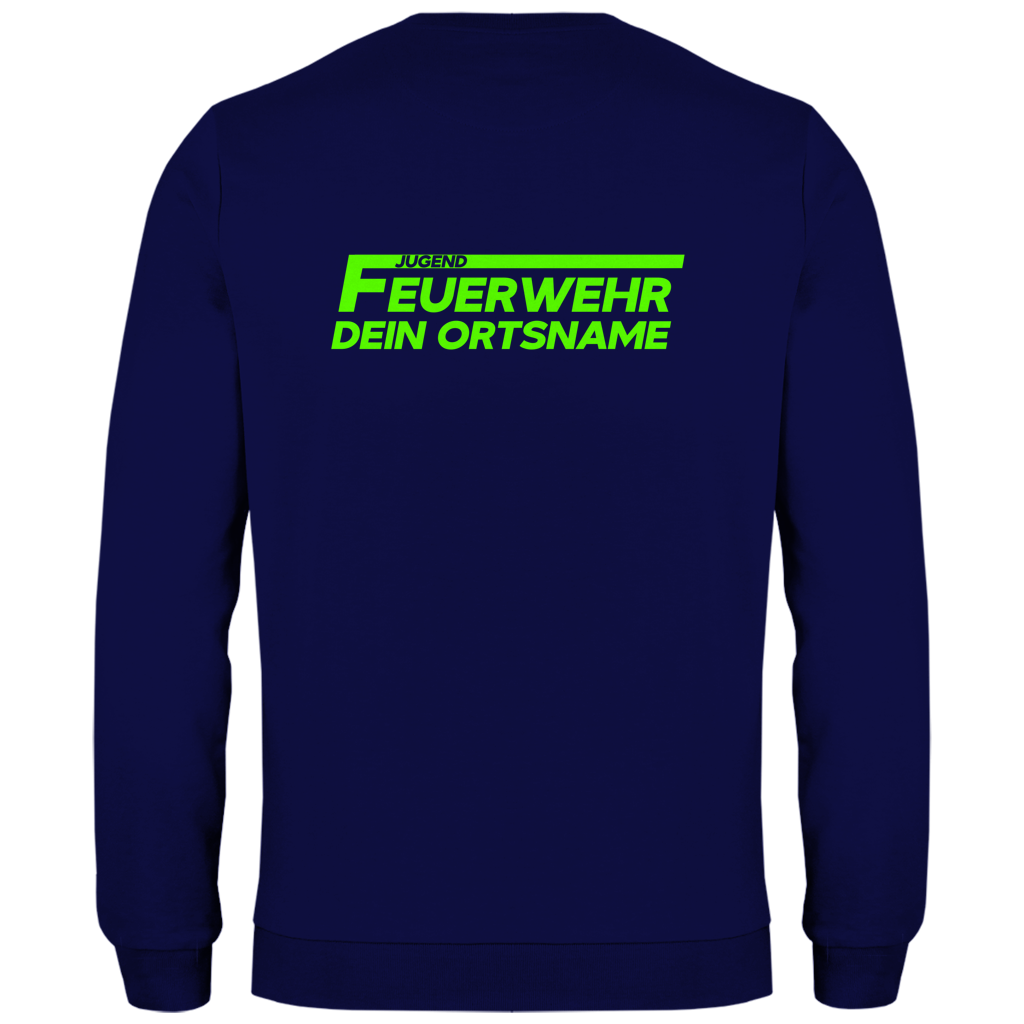 Herren Sweatshirt - Jugendfeuerwehr Grün [Personalisierbar]