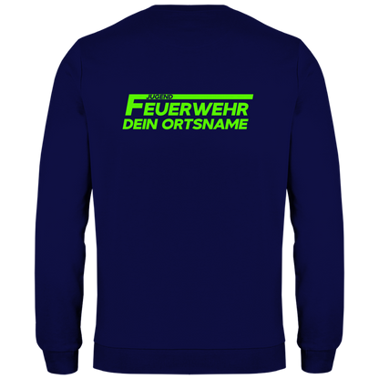 Herren Sweatshirt - Jugendfeuerwehr Grün [Personalisierbar]