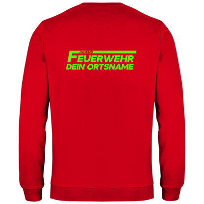 Herren Sweatshirt - Jugendfeuerwehr Grün [Personalisierbar]