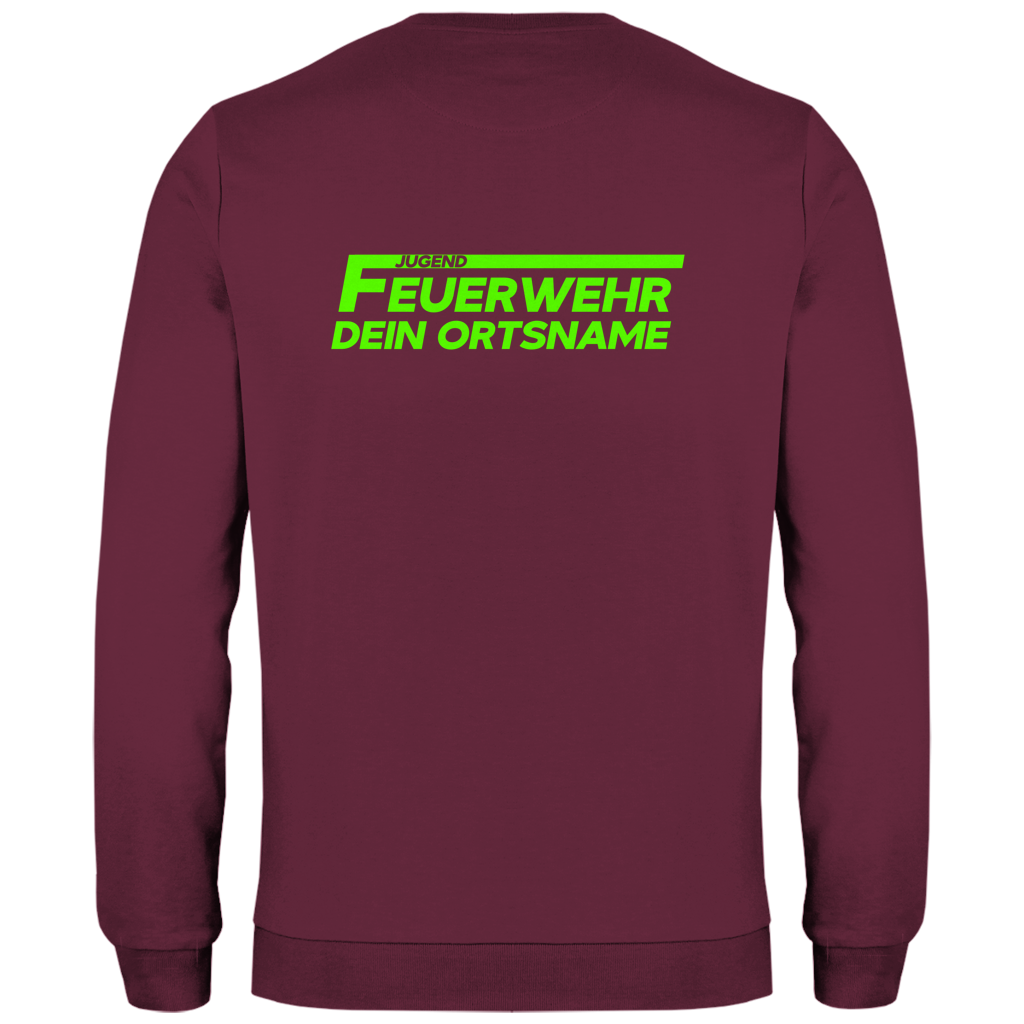 Herren Sweatshirt - Jugendfeuerwehr Grün [Personalisierbar]