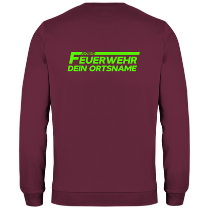 Herren Sweatshirt - Jugendfeuerwehr Grün [Personalisierbar]