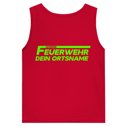 Herren Tank Top - Jugendfeuerwehr Grün [Personalisierbar]