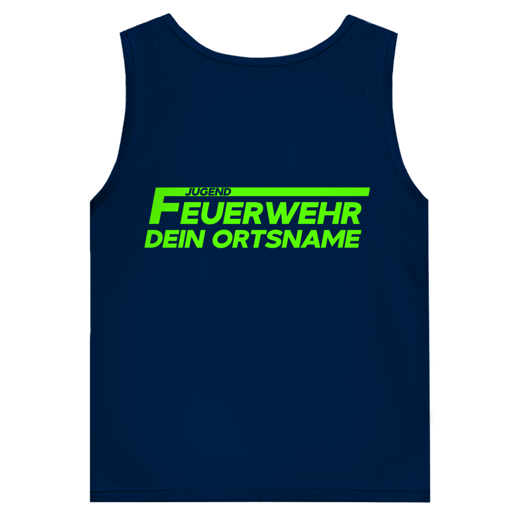 Herren Tank Top - Jugendfeuerwehr Grün [Personalisierbar]