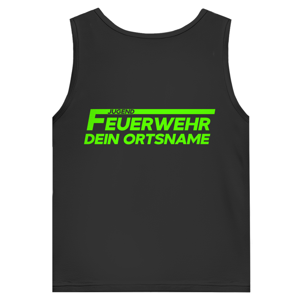 Herren Tank Top - Jugendfeuerwehr Grün [Personalisierbar]