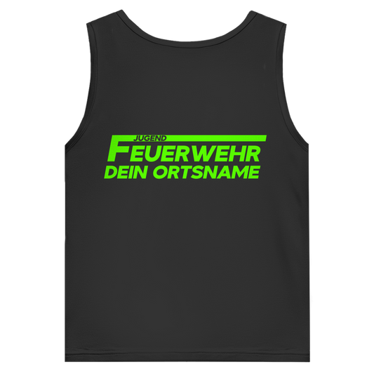 Herren Tank Top - Jugendfeuerwehr Grün [Personalisierbar]
