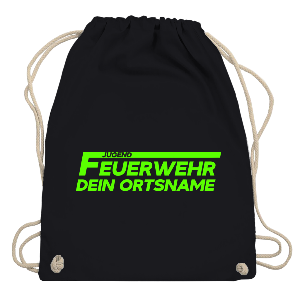 Turnbeutel - Jugendfeuerwehr Grün [Personalisierbar]