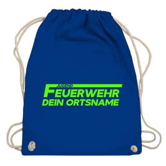 Turnbeutel - Jugendfeuerwehr Grün [Personalisierbar]