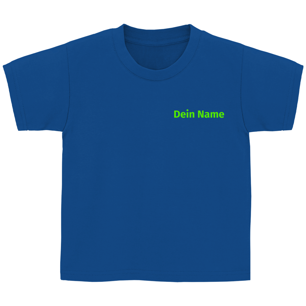 Kinder T-Shirt - Jugendfeuerwehr Grün [Personalisierbar]