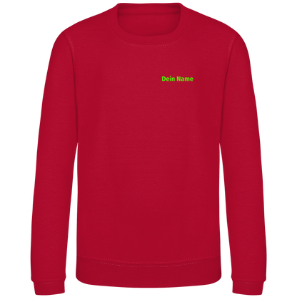Kinder Sweatshirt - Jugendfeuerwehr Grün [Personalisierbar]