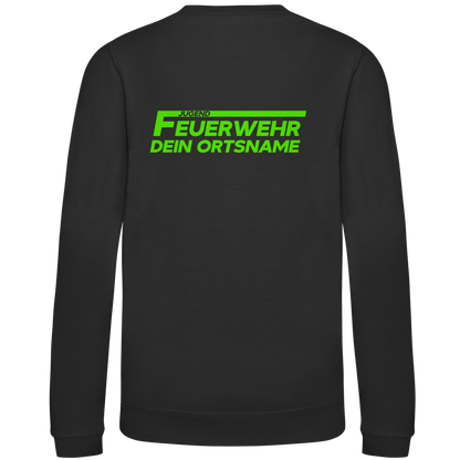 Kinder Sweatshirt - Jugendfeuerwehr Grün [Personalisierbar]
