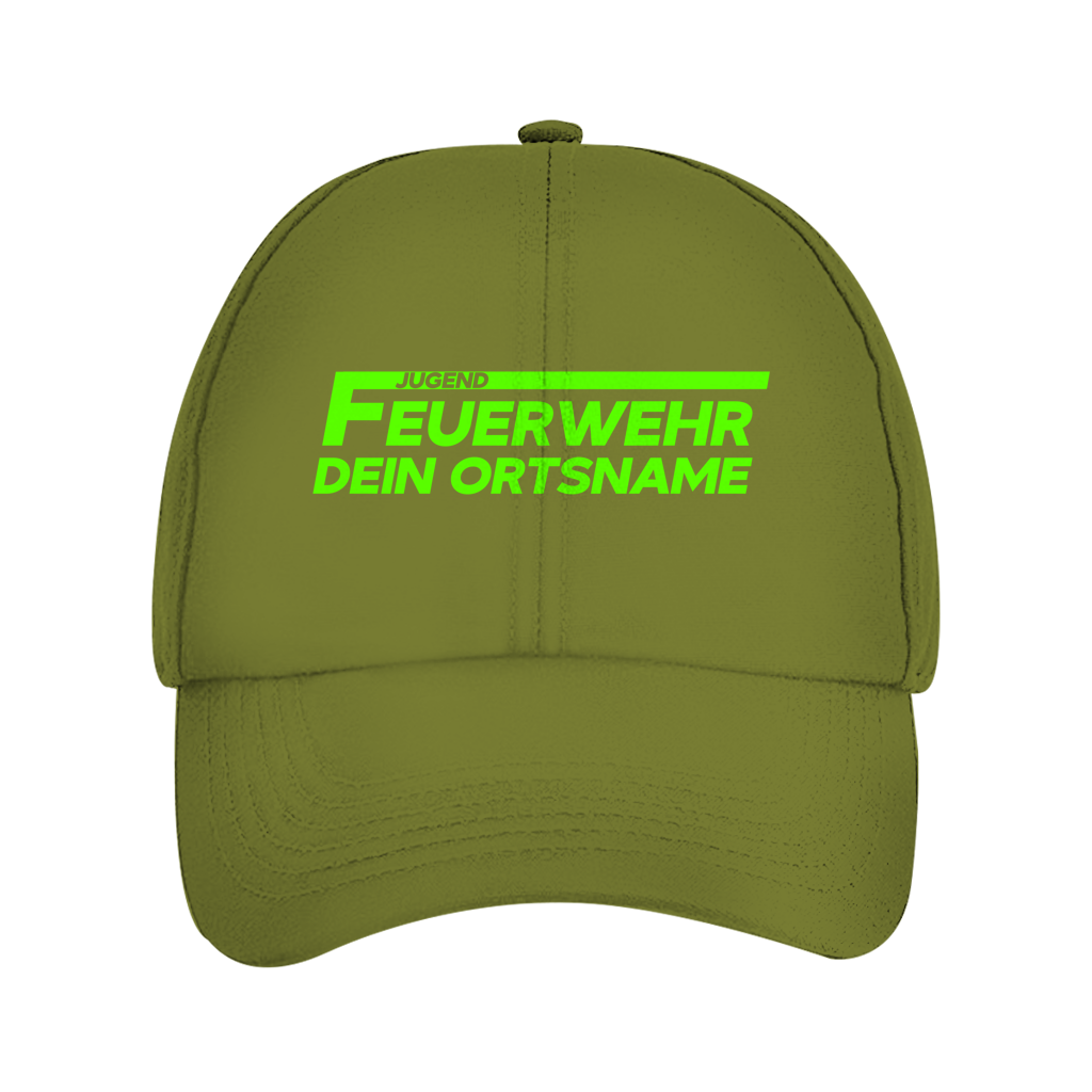 Dad Cap - Jugendfeuerwehr Grün [Personalisierbar]