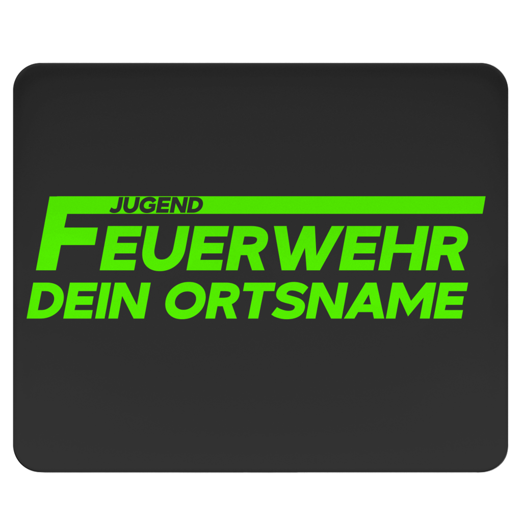 Mousepad - Jugendfeuerwehr Grün [Personalisierbar]