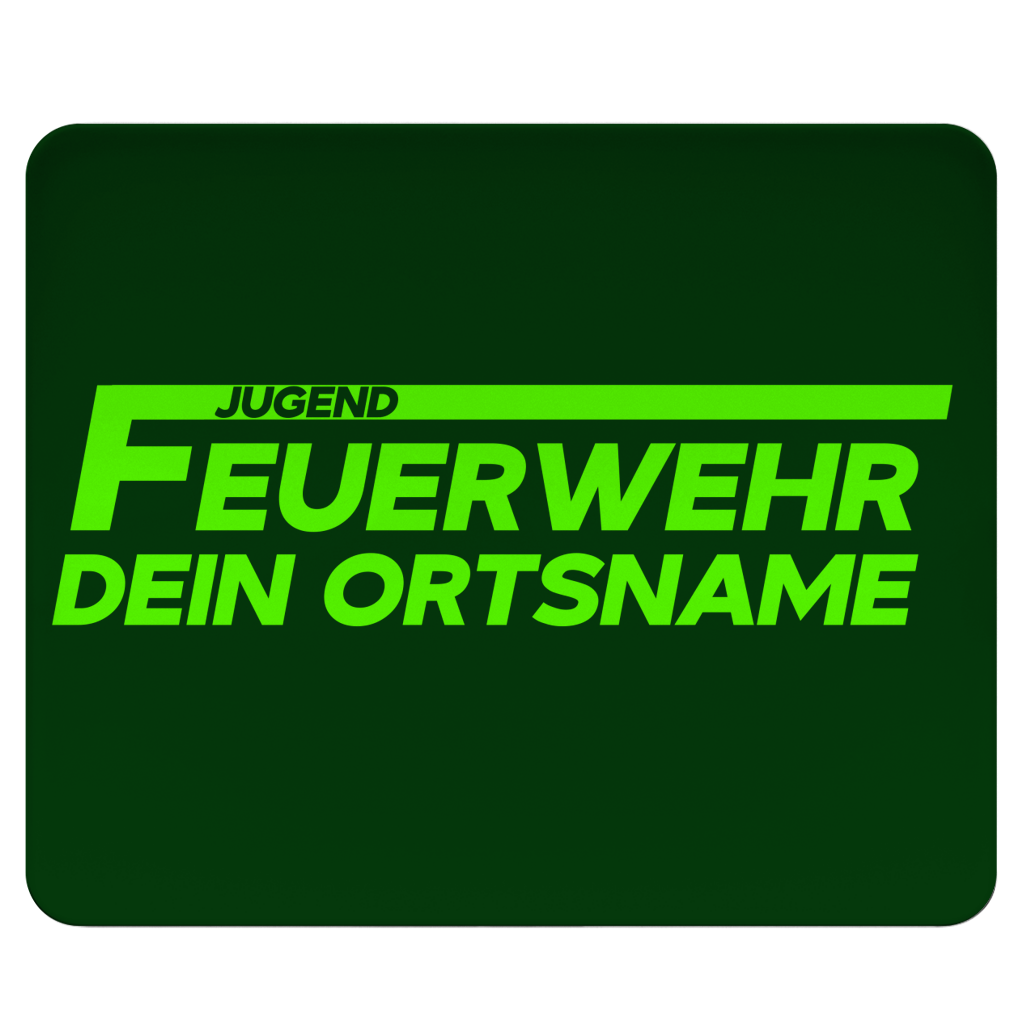 Mousepad - Jugendfeuerwehr Grün [Personalisierbar]
