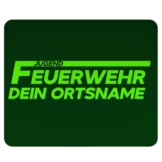 Mousepad - Jugendfeuerwehr Grün [Personalisierbar]
