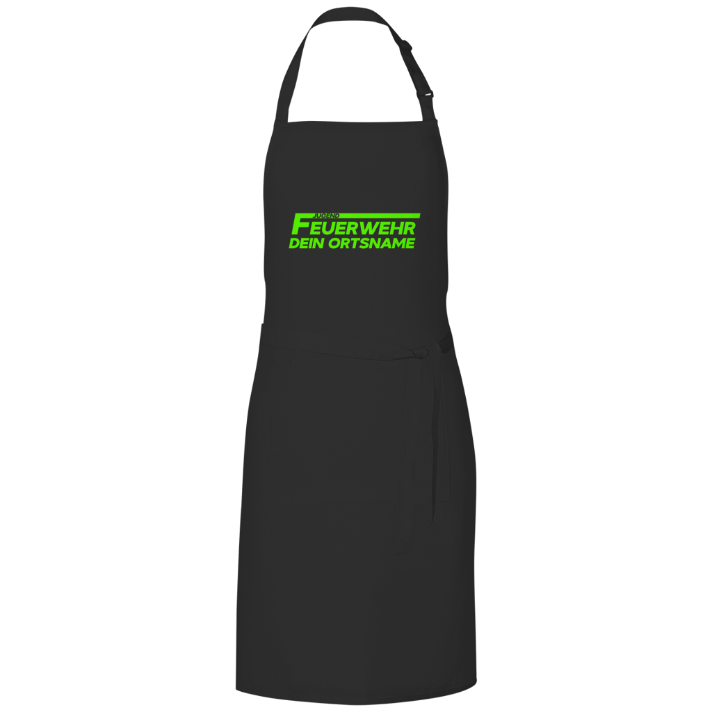 Grillschürze - Jugendfeuerwehr Grün [Personalisierbar]