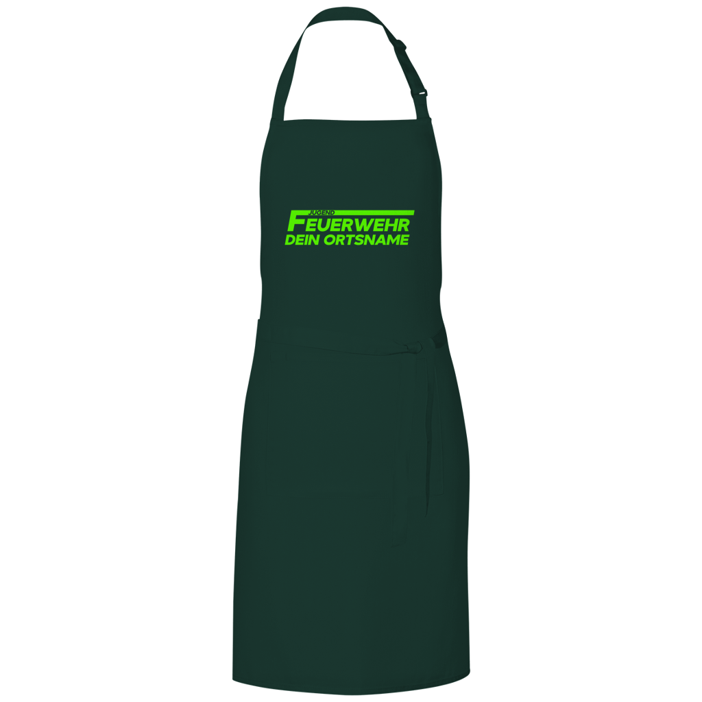 Grillschürze - Jugendfeuerwehr Grün [Personalisierbar]