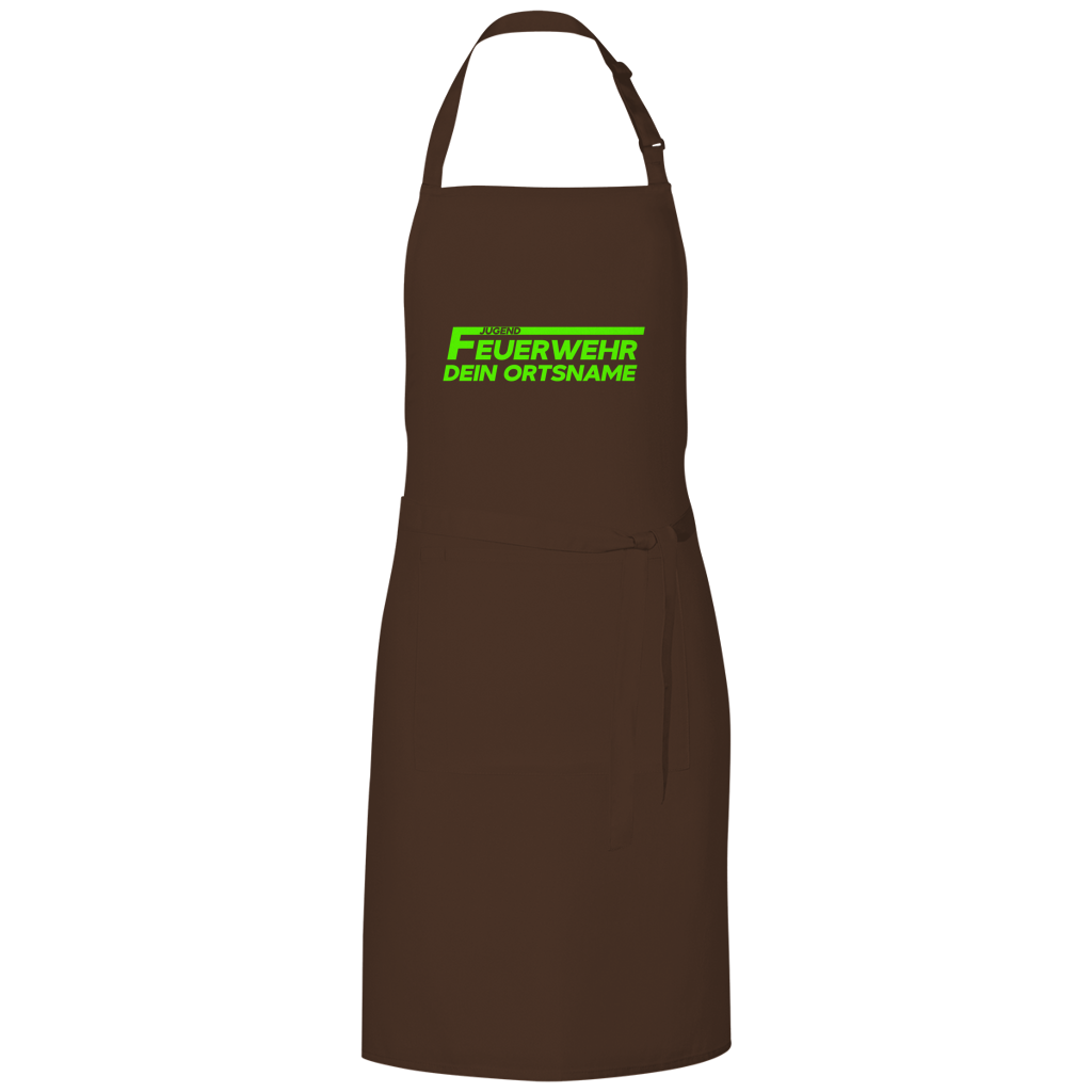Grillschürze - Jugendfeuerwehr Grün [Personalisierbar]